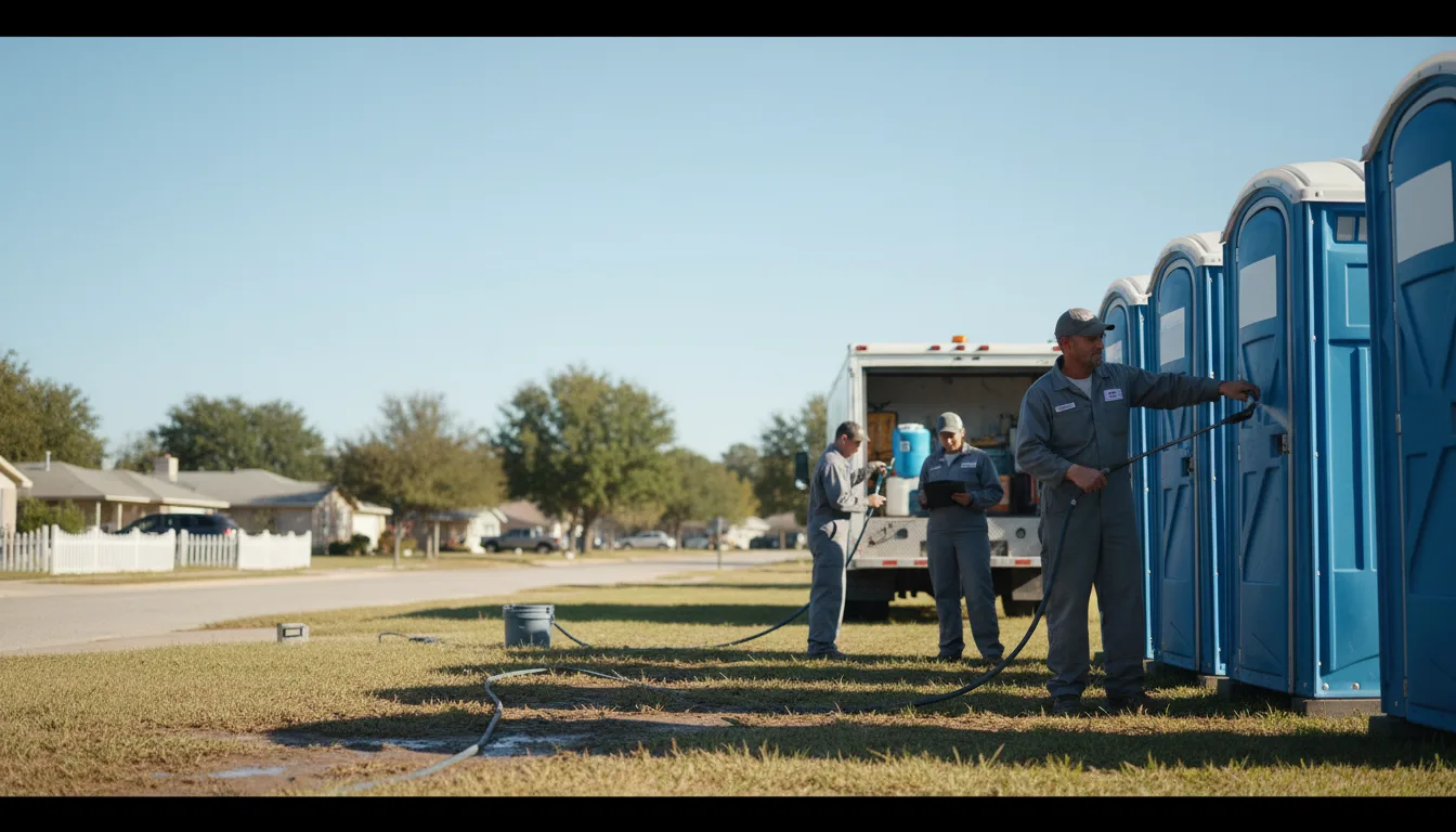 Long-Term Portable Toilet Rental in Dennis, KS near me